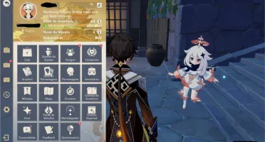 Genshin impact - Conta com 3 personagens 5⭐ com muita missão