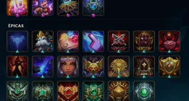Conta antiga LoL. UNRANKED(EX.PLAT 1)MMR alto. MUITAS COISAS