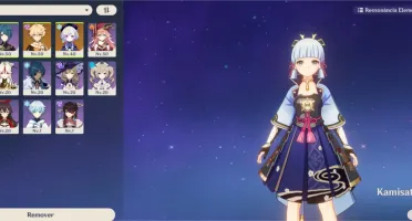 Conta AR 34 Ayaka e Qiqi