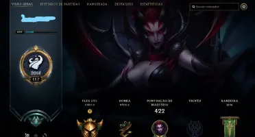 Conta League of Legends 120 skins+