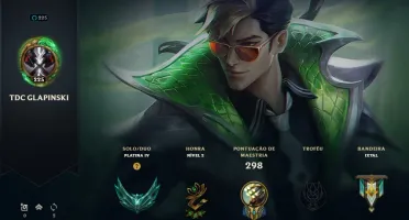 CONTA PLATINA IV COM 152 SKINS