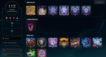 Conta Lol Diamante 2 - 60% WinRate + Skins