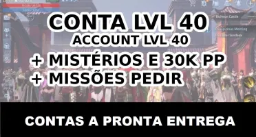 CONTA MIR4 LV 40 | ✅ PRONTA ENTREGA ✅ | ⛏️ MINING OK⛏️
