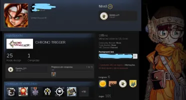 Conta Steam Level 35 +100 Jogos