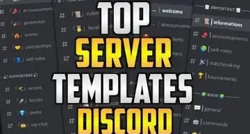 [Novidade Discord] Pack Templates Servidores Discord