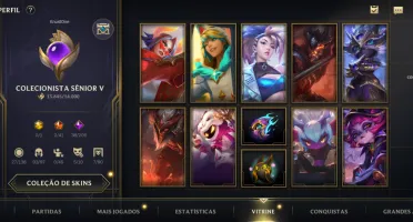 Conta wild Rift adc/mid/top 65 Skins...