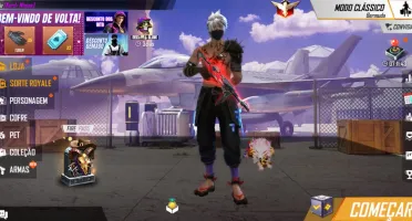 Conta Free Fire Gemada tem Calça Angelical e Dino Angelical