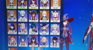 Ar44 Shogun, Ayaka, Mona, Jean, Keqing, Alloy