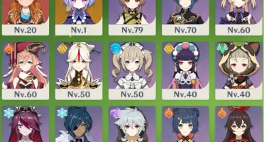 Conta Genshin AR50+ com varios 5*