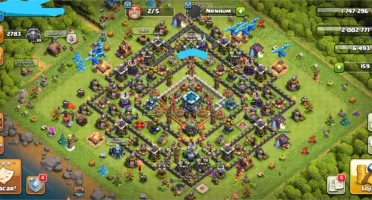 Conta clash of clans cv 13 top defesas mais caras ja upadas