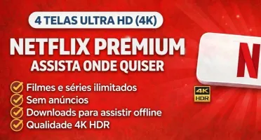 Netflix 4K Ultra - Tela Com Pin - 7 a 30 Dias - Privado