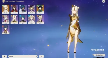 CONTA GENSHIN IMPACT - VENTI + NINGGUANG + OUTROS [RANK 7]