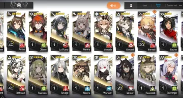Conta Arknight LVL13 Surtr + 2LVL6 + 18LVL5
