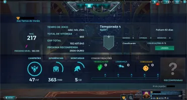 Conta Paladins lvl 217 + conta Steam com alguns jogos