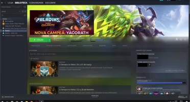 Conta Paladins lvl 217 + conta Steam com alguns jogos