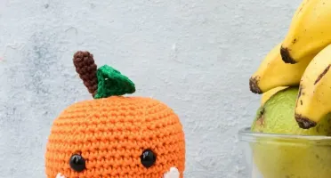 Laranja em Amigurumi