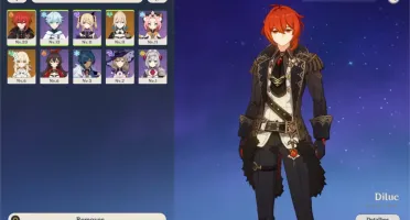 CONTA GENSHIN - AR 10 / DILUC + JEAN e mais!