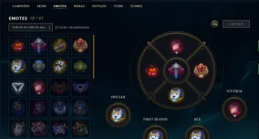 Conta League of Legends Vários champs