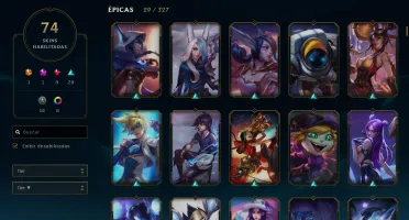 Conta de League of Legends Diamond IV 68 Champs 74 Skins