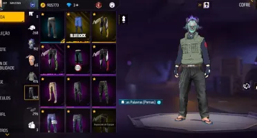 Conta de Free fire gemada