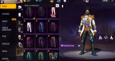 conta FF com 159 camisa 112 calça duck master principe moco