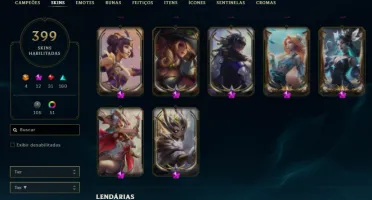 Conta Lol 10 anos nível 661