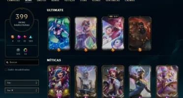 Conta Lol 10 anos nível 661