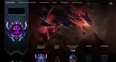 Conta League of Legends - Diamante 3