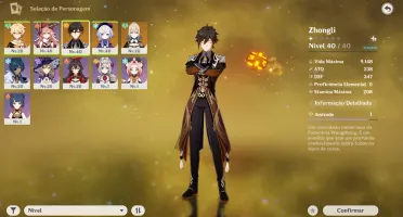 GENSHIN IMPACT - NA - AR 23 - ZHONGLI + QIQI + JEAN