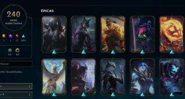 Conta LOL, - FULL ACESSO - LVL 805 - 240 Skins - TODOS Champ