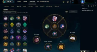 Conta de Lol - 193 Skins - Diamond 3 - Conta da Season 2