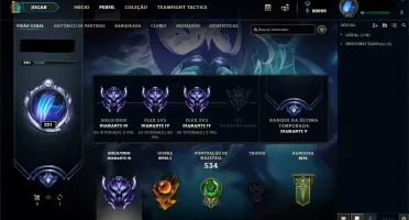 Conta de Lol - 193 Skins - Diamond 3 - Conta da Season 2
