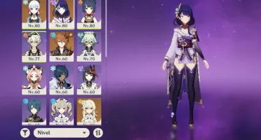 Ar48. Raiden Shogun c1, Ayaka, Childe, Amos