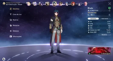 Honkai star rail Blade, Seele, Himeko E1, Bailu