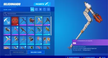 Conta Fortnite passe temp 2 cap 1 e outros - Skins raras