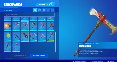 Conta Fortnite passe temp 2 cap 1 e outros - Skins raras
