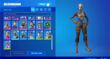 Conta Fortnite passe temp 2 cap 1 e outros - Skins raras