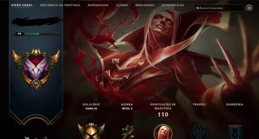 Conta de LoL - Gold 3 na solo/duo, Main Vladimir