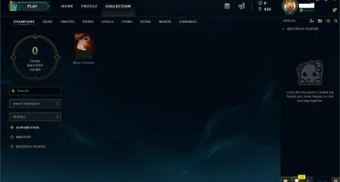 Conta Unranked LoL, 20k EA, sem elo anteriormente.