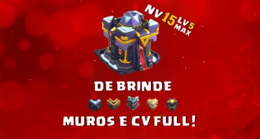 CV15 | 5 Construtores, Muros FULL + Troca Nick ✔