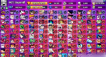 Conta brawl stars insana alien 2