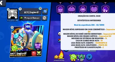 Conta brawl stars insana alien 2