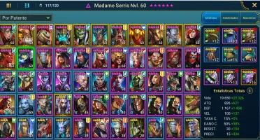 Raid: Shadow Legends - 14 Lendários + M. Sirris 1 +c.heartx2