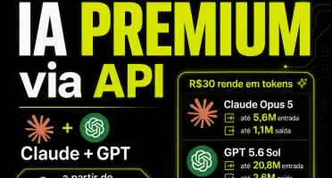 Créditos API para Claude e GPT — IA Premium para Agentes