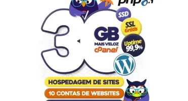 30gb Ssd Hospedagem De Site Cpanel Tráfego Ilimitado