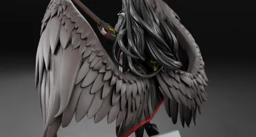 Hanekawa Hasumi 3D - Arquivo .Stl Para Impressão 3D
