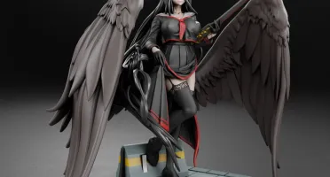 Hanekawa Hasumi 3D - Arquivo .Stl Para Impressão 3D