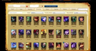 Conta Prata V 48 Champions 4290 RP em skins