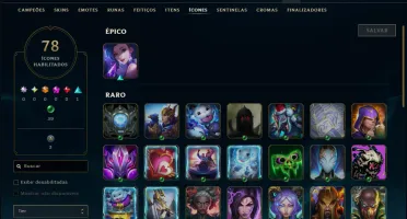 Prata 2 com 150 Champs e 19 Skins