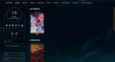 Prata 2 com 150 Champs e 19 Skins